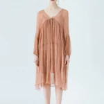 Molifusu | Pale Mauve Silk Fairy Dress