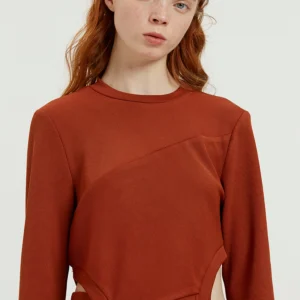 Fussed | Auburn Contrasting Ribbed Skirt