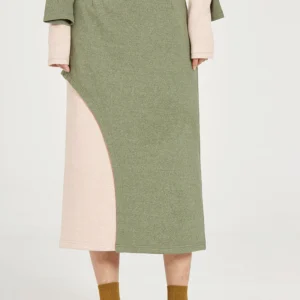 Fussed | Sage Green Arc Pencil Skirt