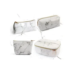Mirabella 4 in 1 Marbled Cosmetic Bags