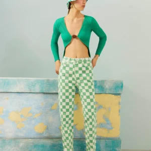 Gingham Mom Jeans - Power Play Studio, LLC