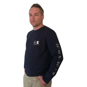 UPF 50 Nautical Flag Pocket L/S Shirt - Power Play Studio, LLC