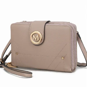 Sage Cell-phone - Wallet Crossbody Bag with Optional Wristlet