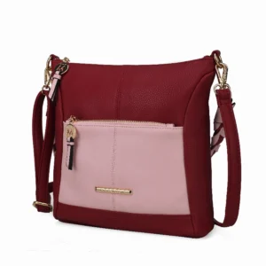 Nala Vegan Color-block Leather Women's Shoulder Bag