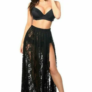 Sheer Lace Skirt