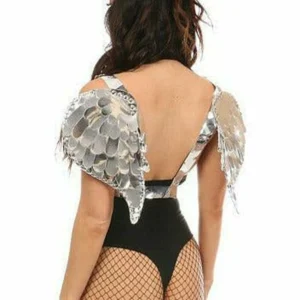 Metallic Angel Wing Harness