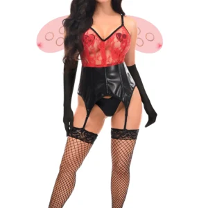 Lavish 4 PC Sexy Ladybug Lingerie Costume