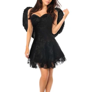 Lavish 3 PC Dark Angel Corset Dress Costume
