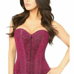 Lavish Front Zipper Corset - Power Play Studio, LLC