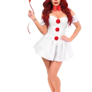 Top Drawer 3 PC Killer Clown Corset Costume - Power Play Studio, LLC