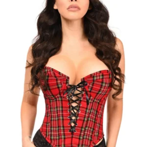 Top Drawer Steel Boned Lace-Up Bustier