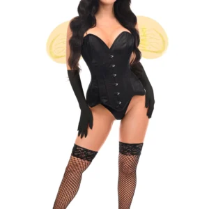 Top Drawer 4 PC Sassy Bee Corset Costume - Power Play Studio, LLC