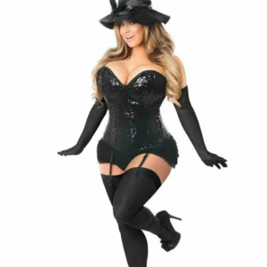 Top Drawer Sequin Witch Corset Costume - Power Play Studio, LLC