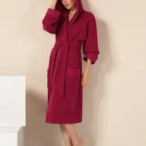 Women's Turkish Cotton Loose Cut Terry Bathrobe
