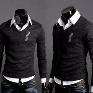 Plus VaVichi Kings V Neck Sweater