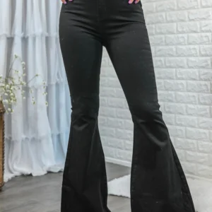 Cassidy Super Flare Classic Black Bell Bottoms