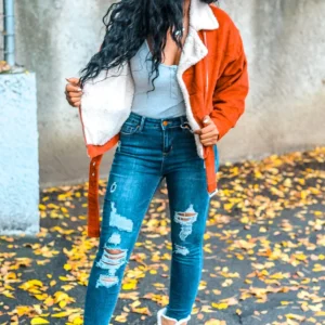 Feeling Distressed Skinny Denim Jeans