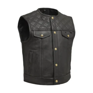 Shell Shock Men's Leather Vest