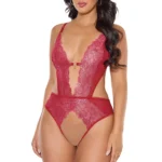 Fireside Crotchless Teddy