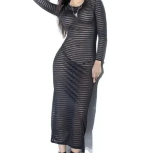 Coquette Long Sleeve Gown