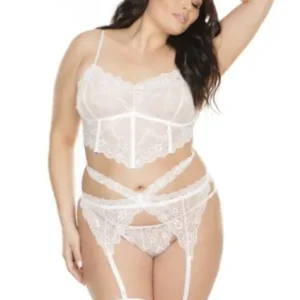 Coquette Diva Bra Garterbelt And G-String