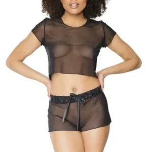 Coquette Crop Top & Booty Short