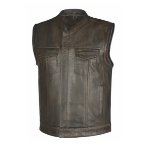 Men's Brown Club Vest