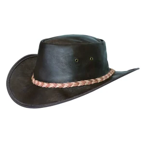 Men's Premium Leather Cowboy Hat