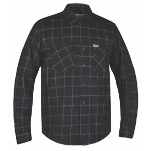 Men's Black And White Flannel Shirt