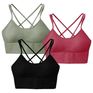 3Packs Women Cross Back Sport - Power Play Studio, LLC
