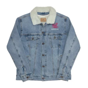 Denim sherpa jacket REBEL GIRL