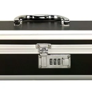 Lockable Vibrator Case Black Small - Power Play Studio, LLC