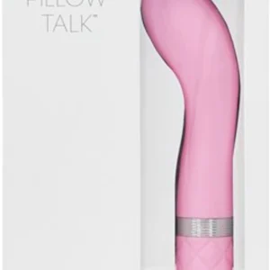 Pillow Talk Sassy G Spot Vibe W/Swarovski Crystal Pink - Power Play Studio, LLC