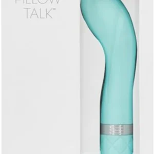 Pillow Talk Sassy G Spot Vibe W/Swarovski Crystal Teal - Power Play Studio, LLC