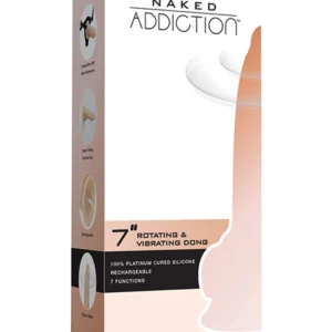 Naked Addiction Rotating & Vibrating Dong - Power Play Studio, LLC