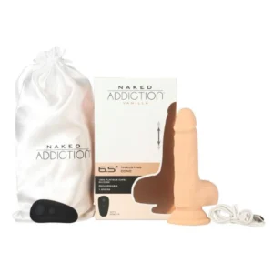 Naked Addiction Thrusting Dong W/ Remote - Power Play Studio, LLC