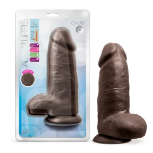 Au Naturel Chub Dildo Chocolate - Power Play Studio, LLC