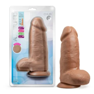 Au Naturel Chub Dildo Mocha - Power Play Studio, LLC