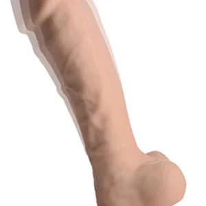 Fleshstixxx Vibrating Dildo W/ Balls Light