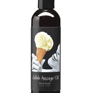 Massage Oil Edible Vanilla 8 Oz