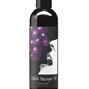 Massage Oil Edible Grape 8 Oz