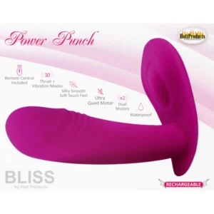 Bliss Power Punch Thrusting Vibe 10 Functions - Power Play Studio, LLC