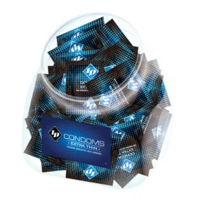 Id Extra Thin Condom Jar 144pcs - Power Play Studio, LLC