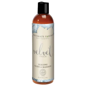 INTIMATE EARTH VELVET TOUCH SILICONE GLIDE & MASSAGE 2oz - Power Play Studio, LLC