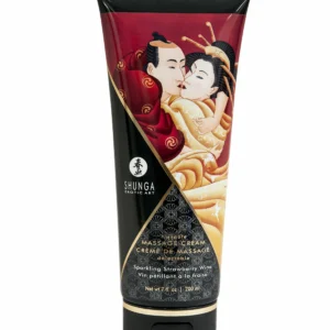 Massage Cream Sparkling Strawberry Wine 7 Oz