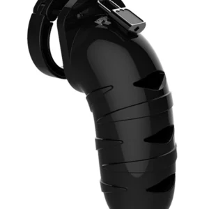 Mancage Chastity 5.5in Black Model 05 - Power Play Studio, LLC