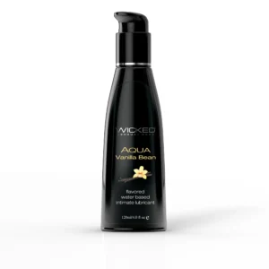 Wicked Aqua Vanilla Bean Lube 4 Oz - Power Play Studio, LLC