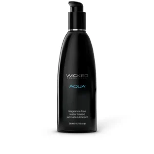 Wicked Aqua Lube 8.5 Oz - Power Play Studio, LLC