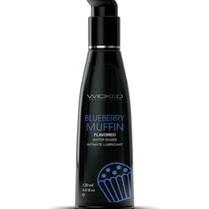 Wicked Aqua Blueberry Muffin Flavored Water Based 4 Oz - Power Play Studio, LLC