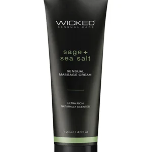 Wicked Massage Cream Sage + Sea Salt 4 Oz - Power Play Studio, LLC